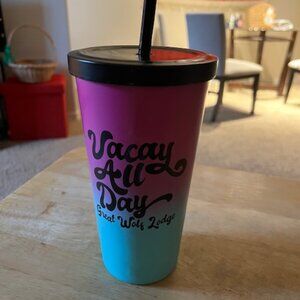 Great Wolf Lodge Tumbler with Straw